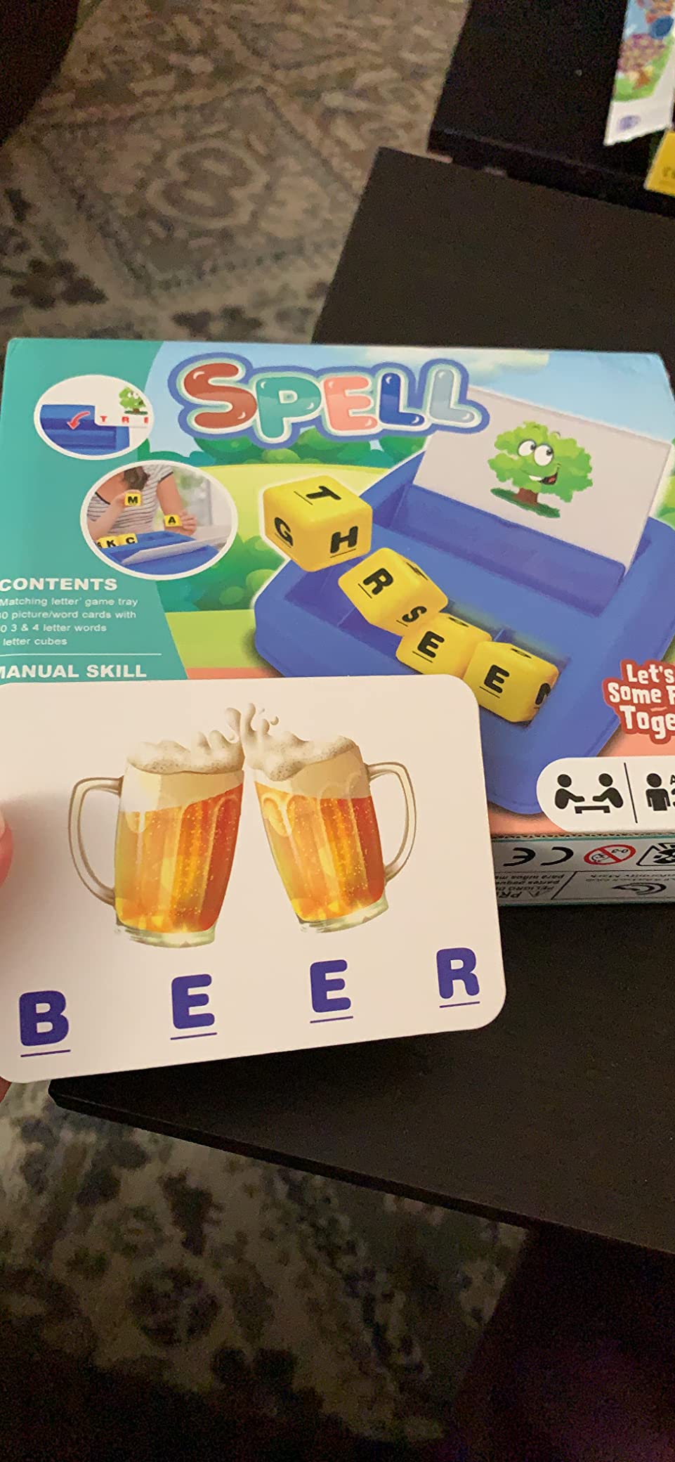 Matching Letter Spelling Games for Kids - Educational Learning Toys for 4 5 6 Year Old Boys Girls Gifts customer photo 1