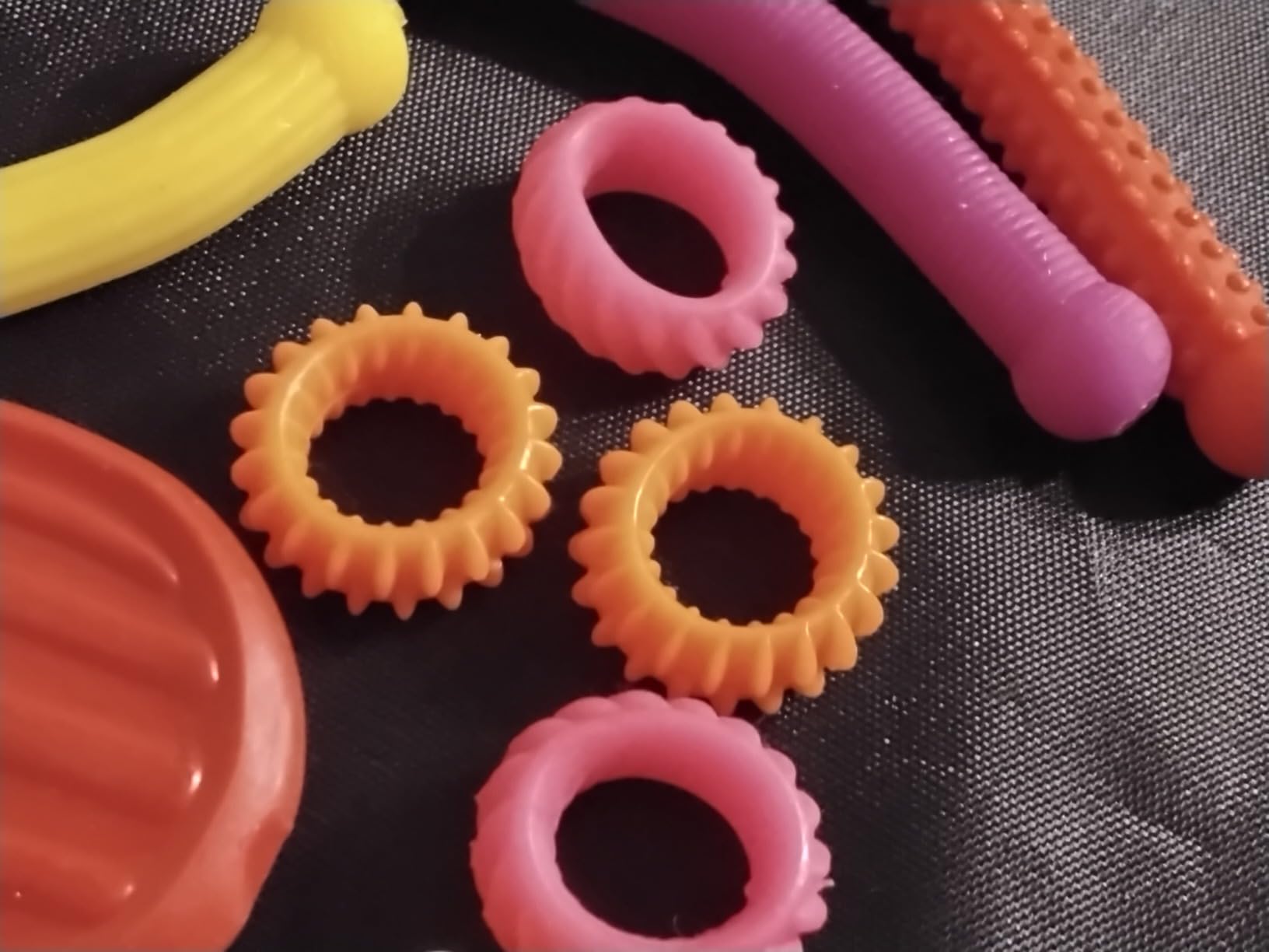 Fidget Sensory Toys for Kids: 26 Pack Quiet Squishy Fidgets for Classroom Students Prizes - Textured Soft Fidget Rings Stretchy Strings for Autism - Office Desk Toddler Travel Fidget Box, Easter Gifts customer photo 1