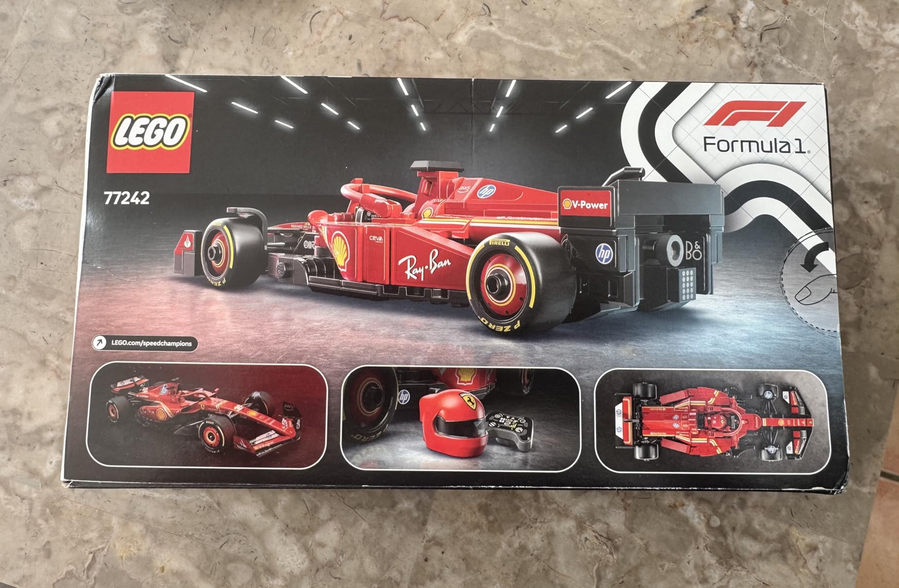 LEGO Speed Champions Ferrari SF-24 F1 Race Car Toys - Building Sets for Kids, Boys & Girls, Ages 10+ - Ferrari F1 Model Car Kits for Display or Play - Gift Ideas for Birthdays and Fans - 77242 customer photo 1