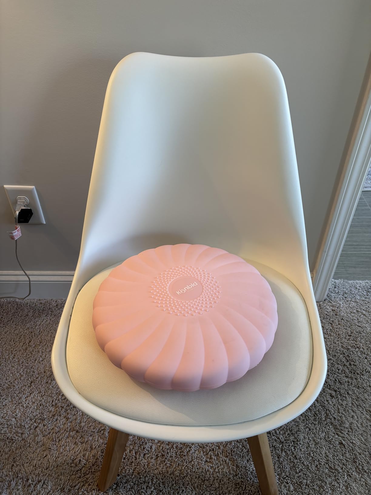 kisnbld Wobble Cushion, Extra Thick Wiggle Seat for Sensory Kids, Non-slip Balance Disc with Inflation Pump for Adults Core Strength, Posture Improvement & Physical Therapy customer photo 1