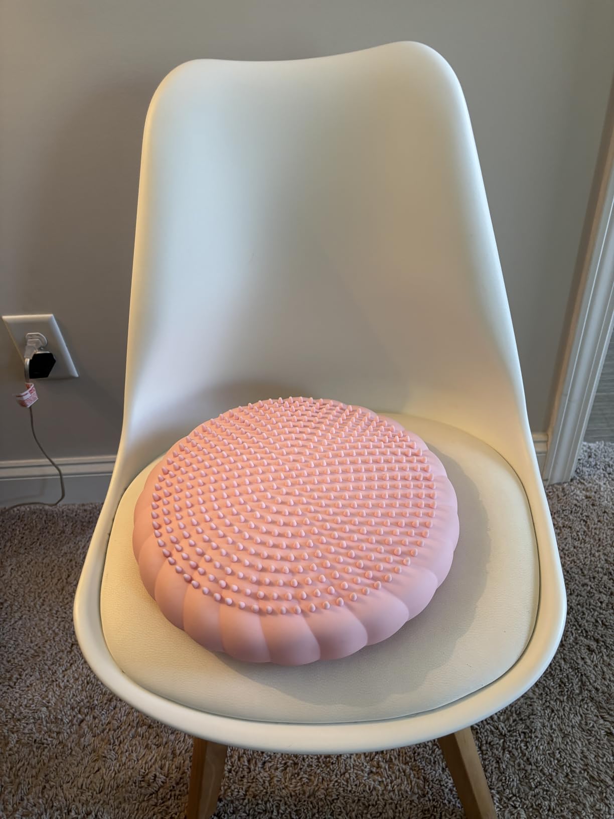kisnbld Wobble Cushion, Extra Thick Wiggle Seat for Sensory Kids, Non-slip Balance Disc with Inflation Pump for Adults Core Strength, Posture Improvement & Physical Therapy customer photo 2