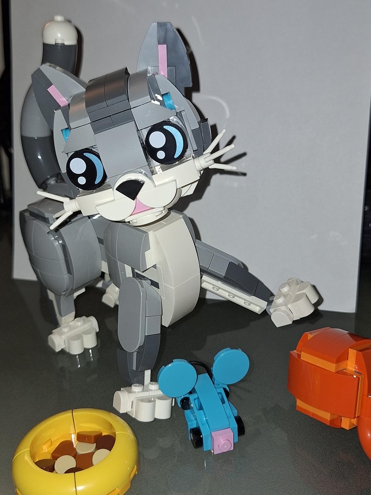 LEGO Creator 3 in 1 Playful Cat Toy - Building Toy with 3 Building Options, Cat, Dog, or Pigeon - Birthday Gift for Kids - Animal Figures for Kids, Girls and Boys, Ages 8+ - 31163 customer photo 1