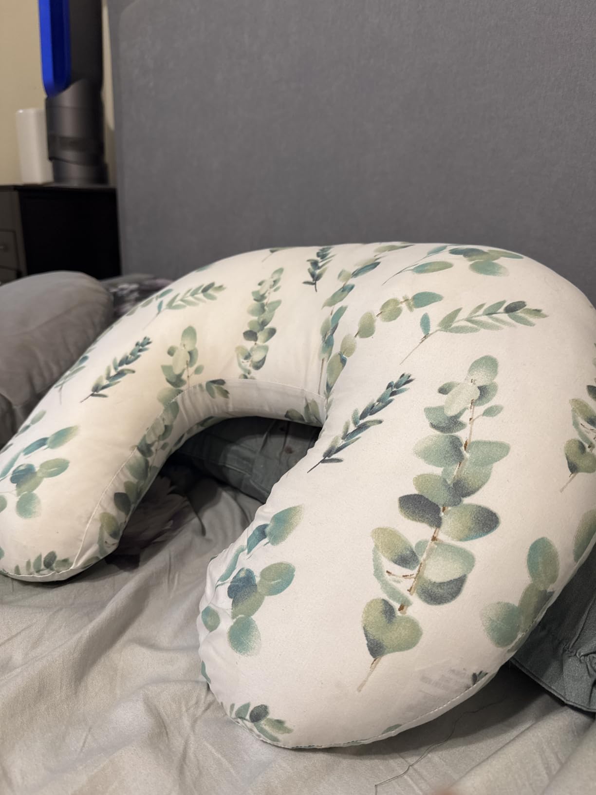 Boppy Nursing Pillow - Firm, Ergonomic U-Shaped Bottle and Breastfeeding Pillow with High Lift for Comfort and Support, Spacious Surface - Colorful Forest Animals customer photo 1