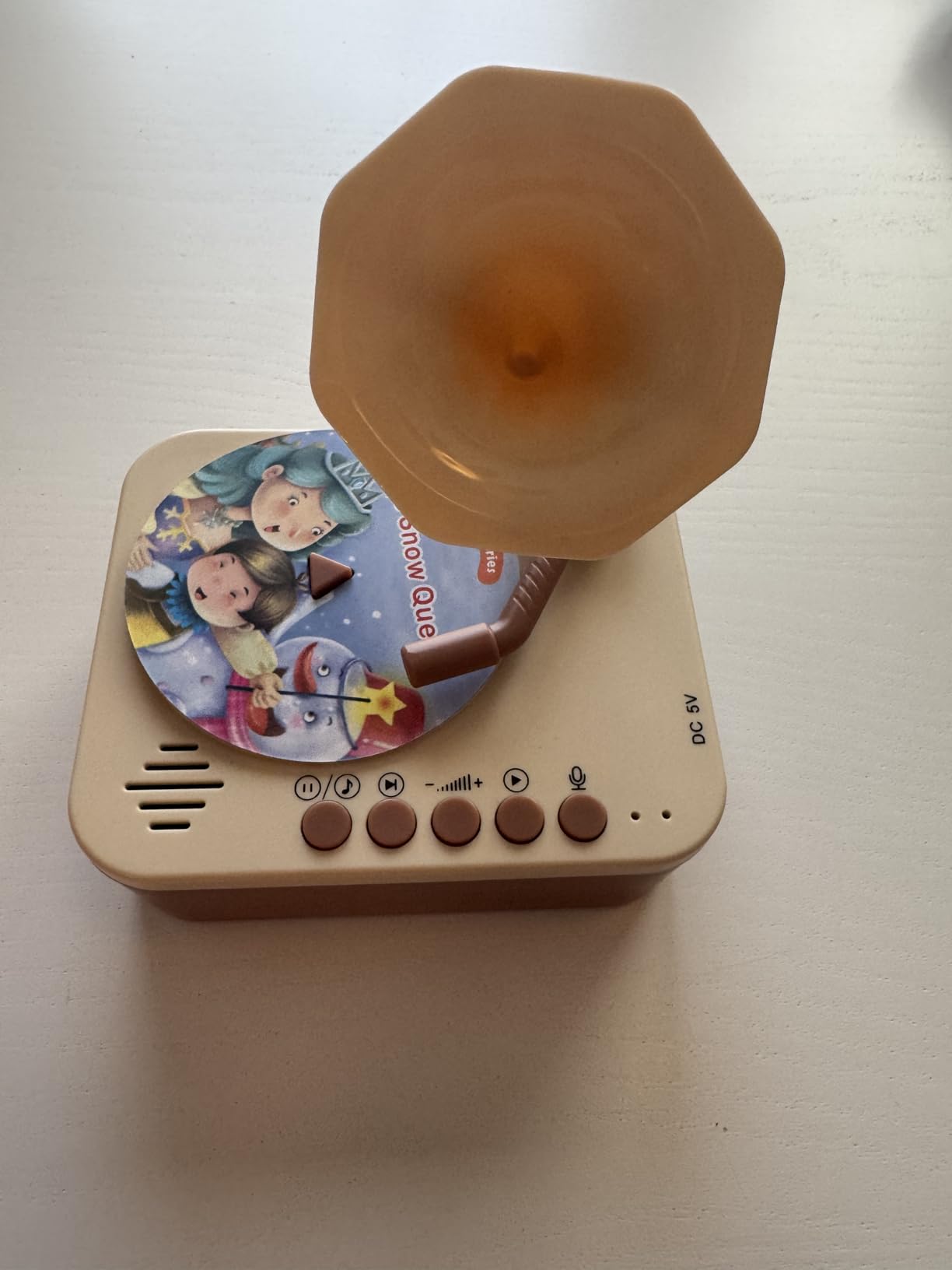 Kids Phonograph with 99 Cards, Toddler Record Player, Story & Music Player, Kids Music Player, Educational Phonograph for Boys and Girls Age 3+ customer photo 2