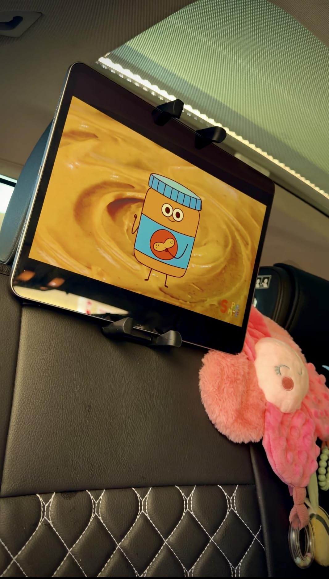 Lamicall Tablet Holder for Car Headrest - [Thick Case Friendly] [360 Degree Rotation] Car Tablet Mount for Backseat, Road Trip Essentials for Kids, for iPad Pro, Air, Mini, Galaxy, Fire HD, 6.1-13