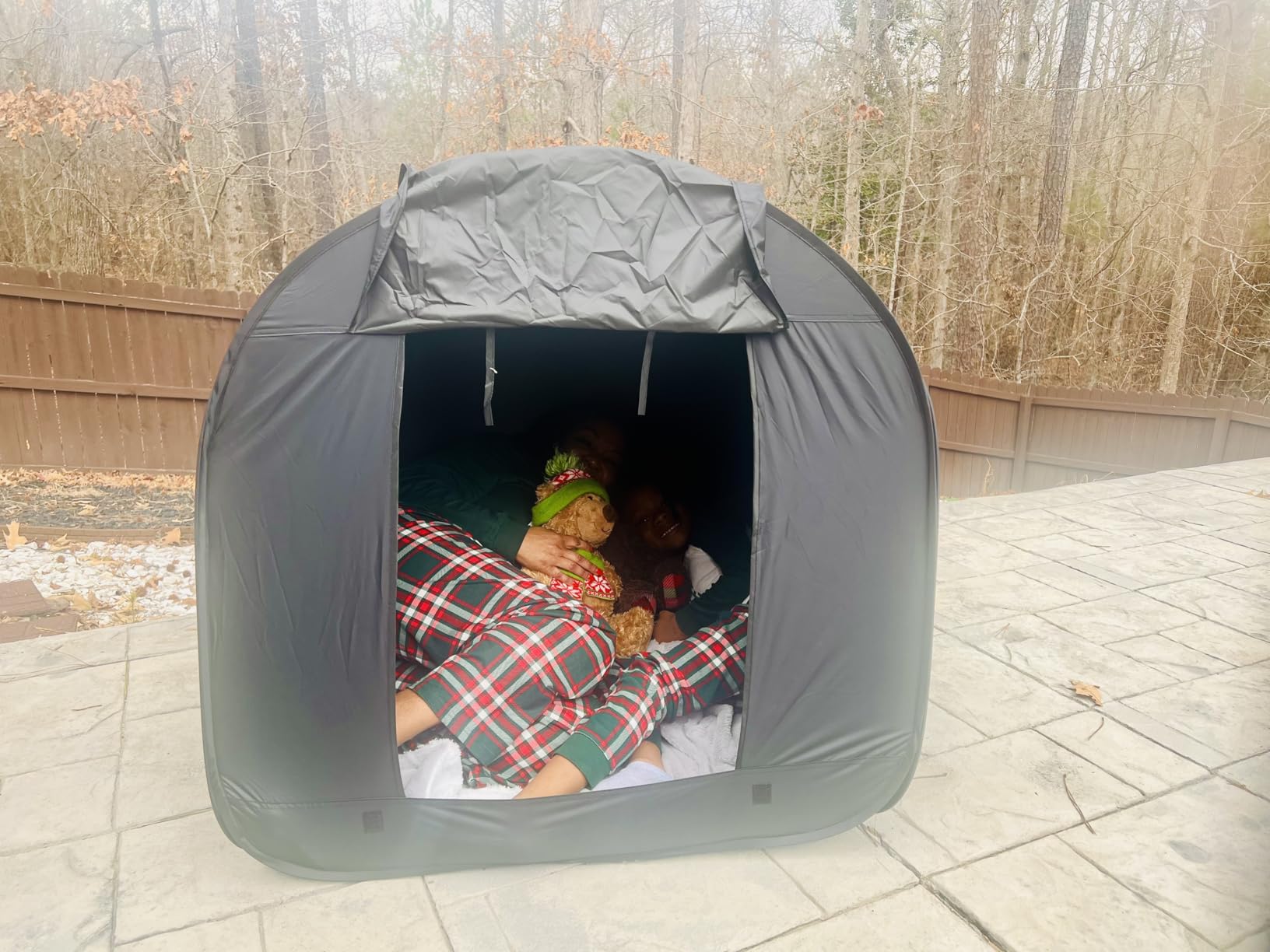 Sensory Tent for Kids 35.4 * 35.4 * 35.4 in - Portable Pop-up Play Tent for Calming Down & Improving Focus - Ideal for Children with Autism, ADHD, & Sensory Processing Disorder (SPD) customer photo 1