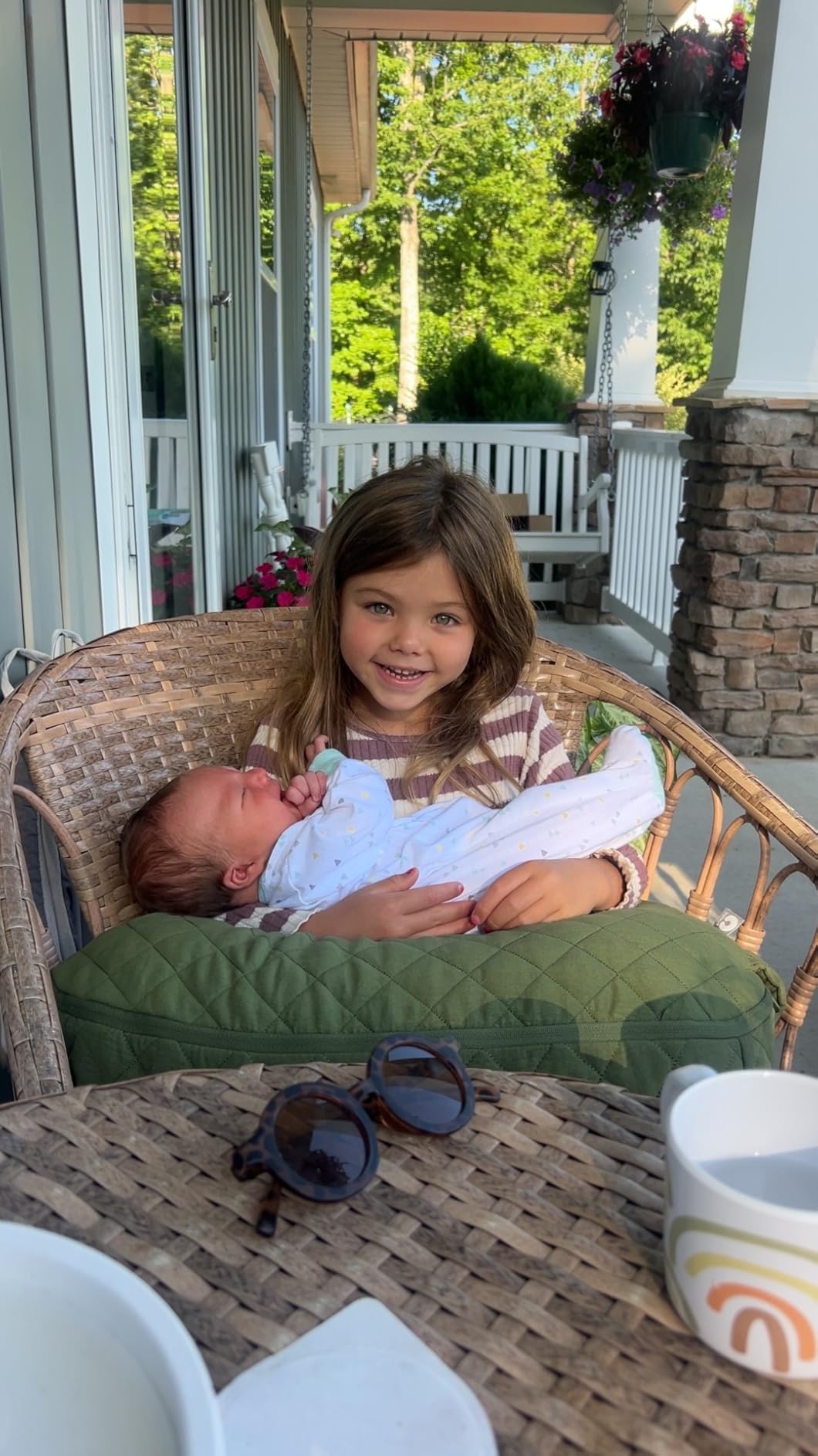 Boppy Nursing Pillow - Ergonomic Bottle & Breastfeeding Pillow, Higher, Firmer & Larger, Water-Repellent with Washable Organic Cotton Cover, Baby Safety Alliance Verified - Green Cut Out Leaves customer photo 1