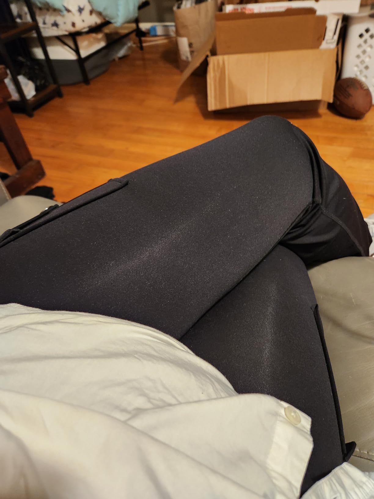 CoreFlex Women Workout Flare Leggings with Pockets Hidden Scrunch High Waisted Cargo Gym Yoga No Front Seam Leggings customer photo 2