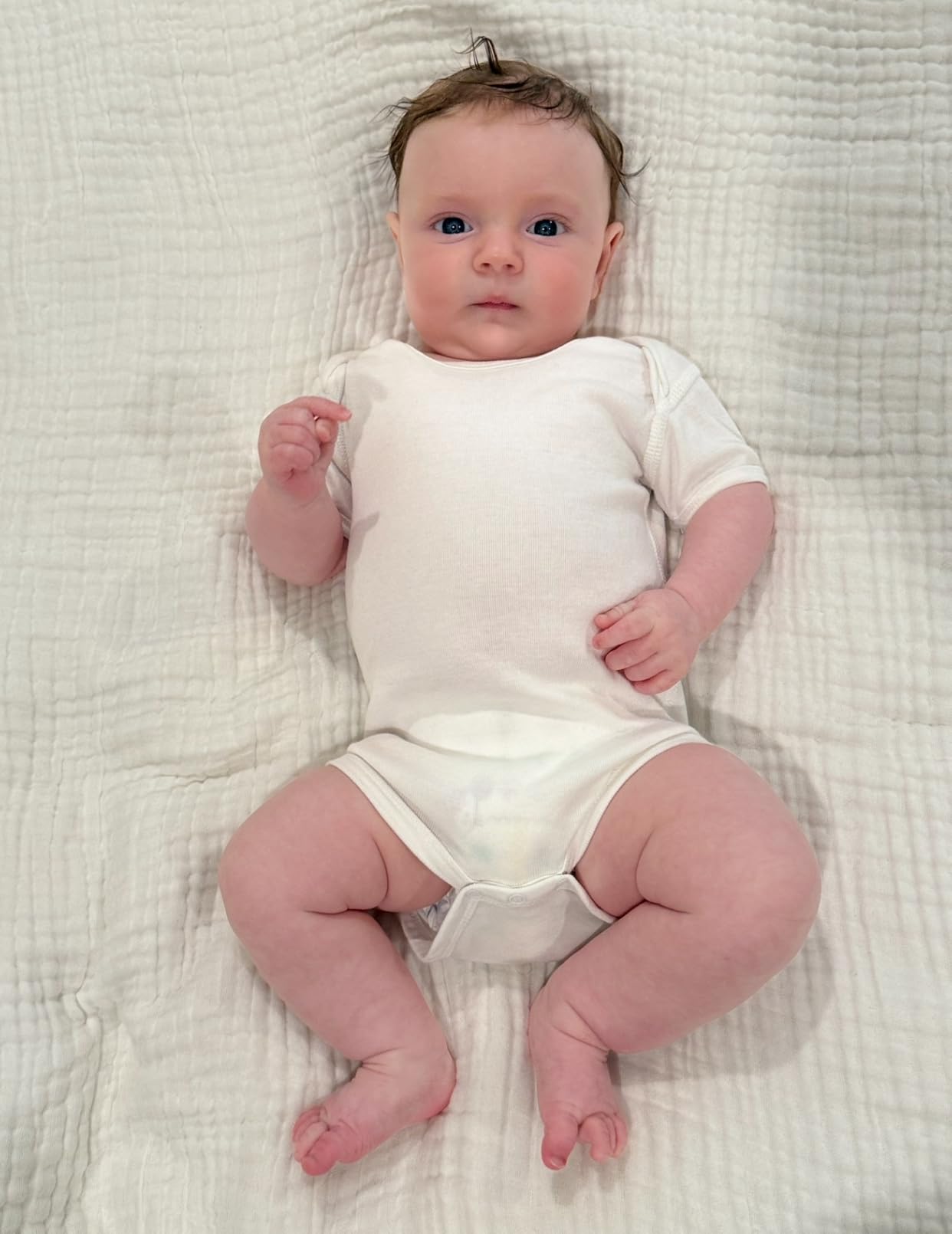 Burt's Bees Baby Bodysuits, Short Sleeve and Long Sleeve One-Pieces, 100% Organic Cotton customer photo 2