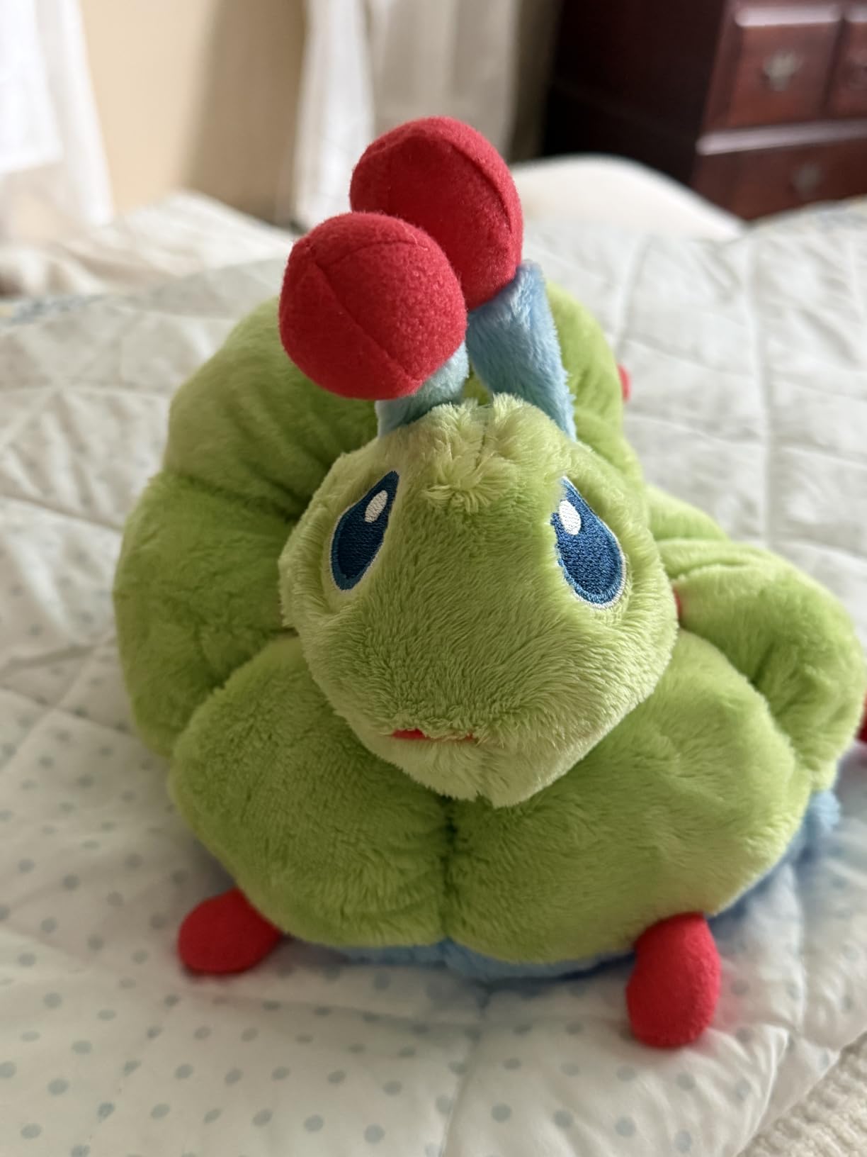 Calmee the Caterpillar Weighted Sensory Plush Toy for Kids, Breathing Exercise & Calming Tool for Focus and Emotional Regulation, SEL Mindfulness Toy for Home & Classroom. Soft, Durable, & Washable. customer photo 2
