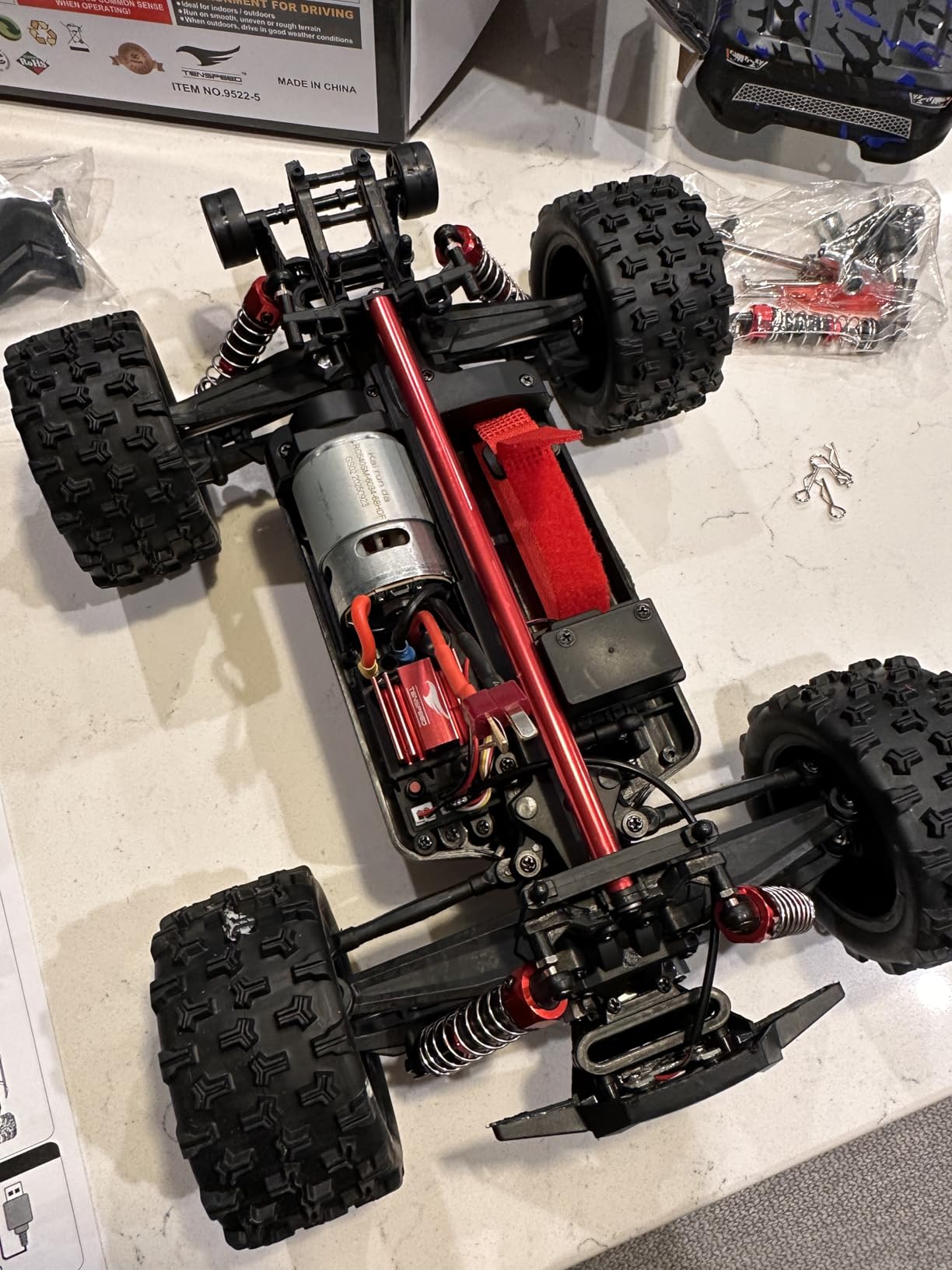 1:14 Scale RC Cars for Adults, 60KPH High Speed RC Truggy, 4X4 Off-Road Remote Control Truck, Waterproof Electric Car with 2S Battery, All Terrain RC Vehicle for Snow, Sand, Beach & Rocky Surfaces customer photo 1