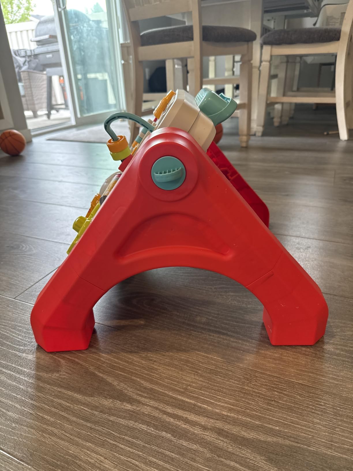 Fisher-Price Baby & Toddler Toy Laugh & Learn 4-in-1 Activity Table & Art Easel with Educational Music for Ages 6+ Months, Multilanguage Version customer photo 2