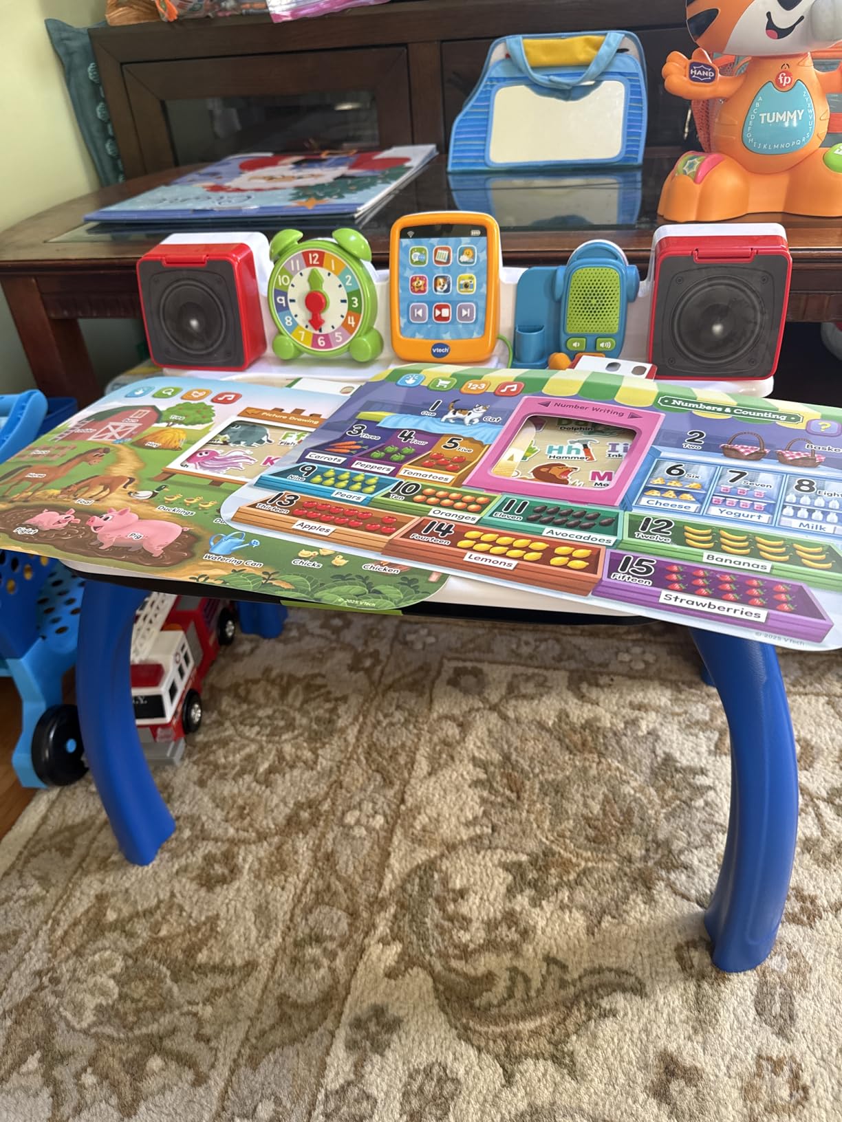 VTech Explore and Write Deluxe Activity Desk (Frustration Free Packaging), Blue customer photo 2