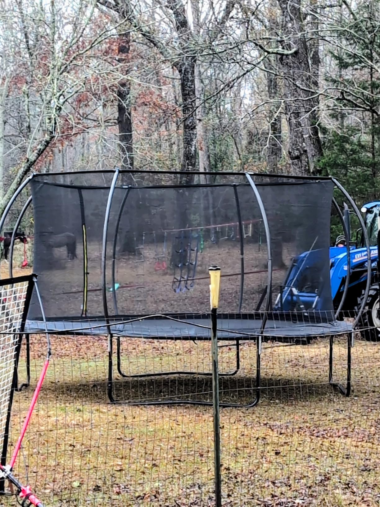 Gigu 10FT 12FT 14FT 15FT 16FT Recreational Trampolines with Enclosure Net and Ladder and Anti-Rust Coating, ASTM Approved Trampoline Outdoor for Kids and Adults Outdoor Yard Trampolines customer photo 1