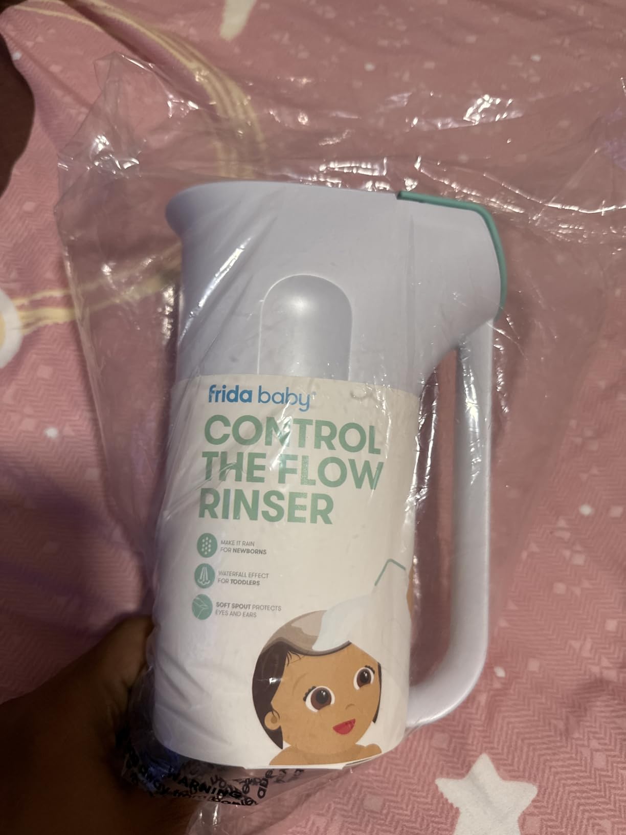 Frida Baby Control The Flow Bathtub Sprayer Attachment for Baby Bathtub, Shower Head with Scalp Massager, Control Waterflow with 2 Pressure Modes customer photo 1