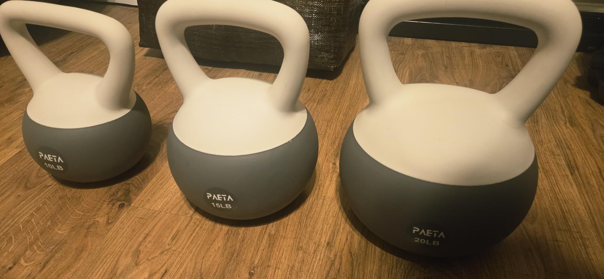 PAETA Soft Kettlebell for Home Fitness - Anti-Slip Grip & Wide Handle Design,Soft Kettlebell Set, Gentle Floor-Friendly Impact - 10lbs, 15lbs, 21lbs, for Home Functional Training customer photo 1