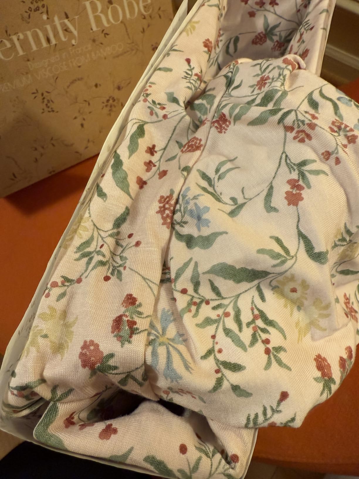 Maternity Robe - Botanical Collection customer photo 1