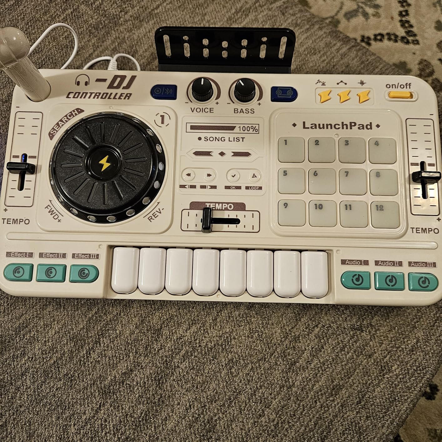 Tsomtto Kids DJ Mixer Controller Table Musical Toy for Kids, Birthday Gift Toys for 4 5 6 7 Year Old Boy Girl customer photo 2