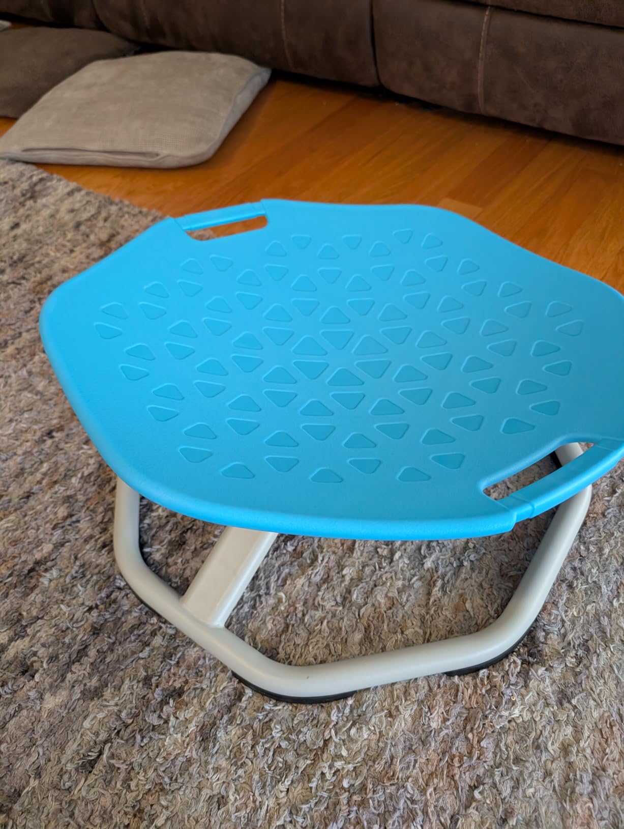 Special Supplies Spinning Chair for Kids- Versatile Kids Sit and Spin Sensory Chair for Training Body Coordination - Sensory Swivel Chair for Playroom, Bedroom, or Nursery (Blue) customer photo 2