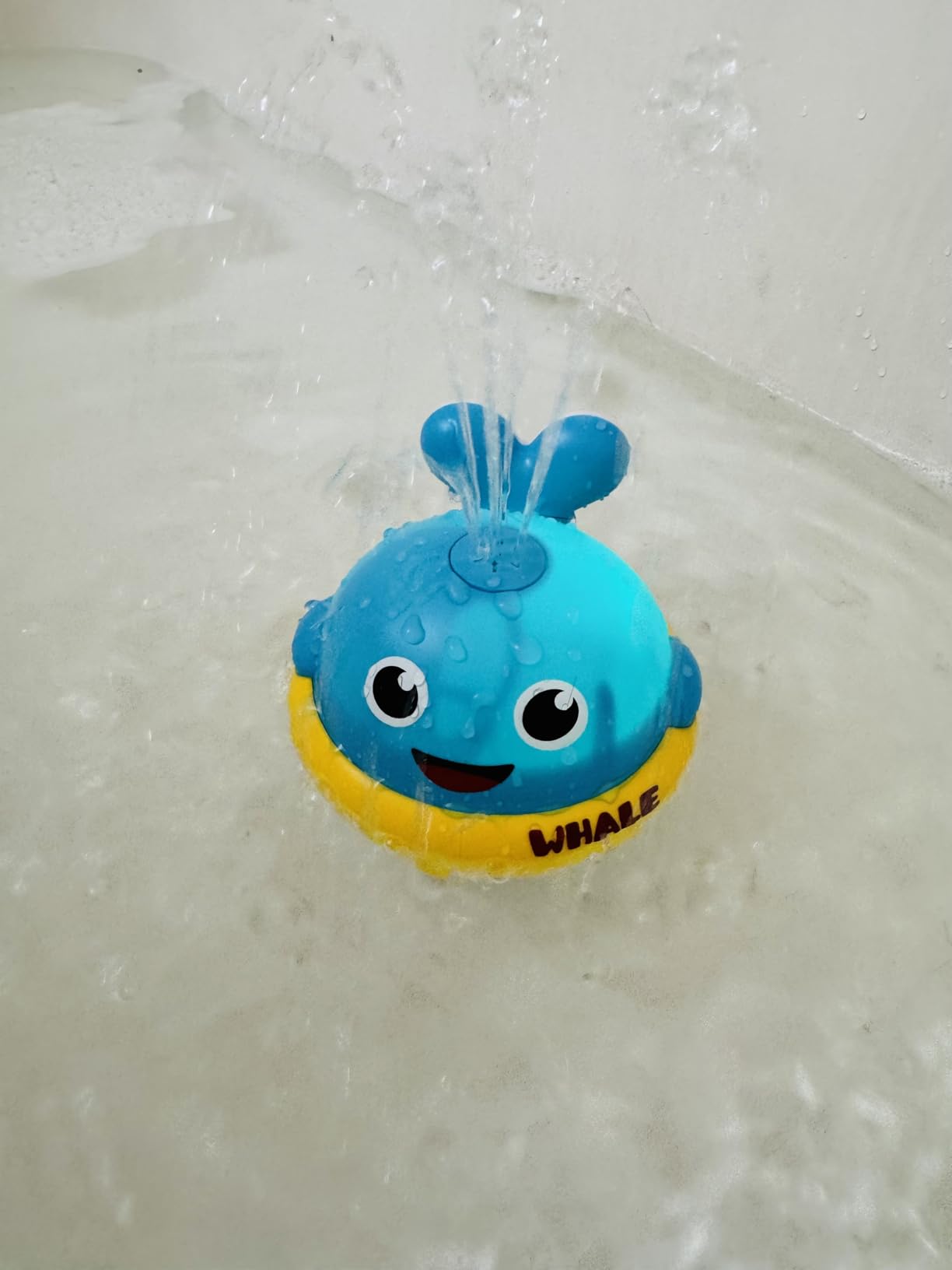 Baby Bath Toys, Light Up Whale Bath Toys for Kids Ages 1-3, Pool Water Toys for Toddlers Bathtub Fountain Toys, Birthday Gifts for 1 2 3 Year Old Boys & Girls customer photo 1