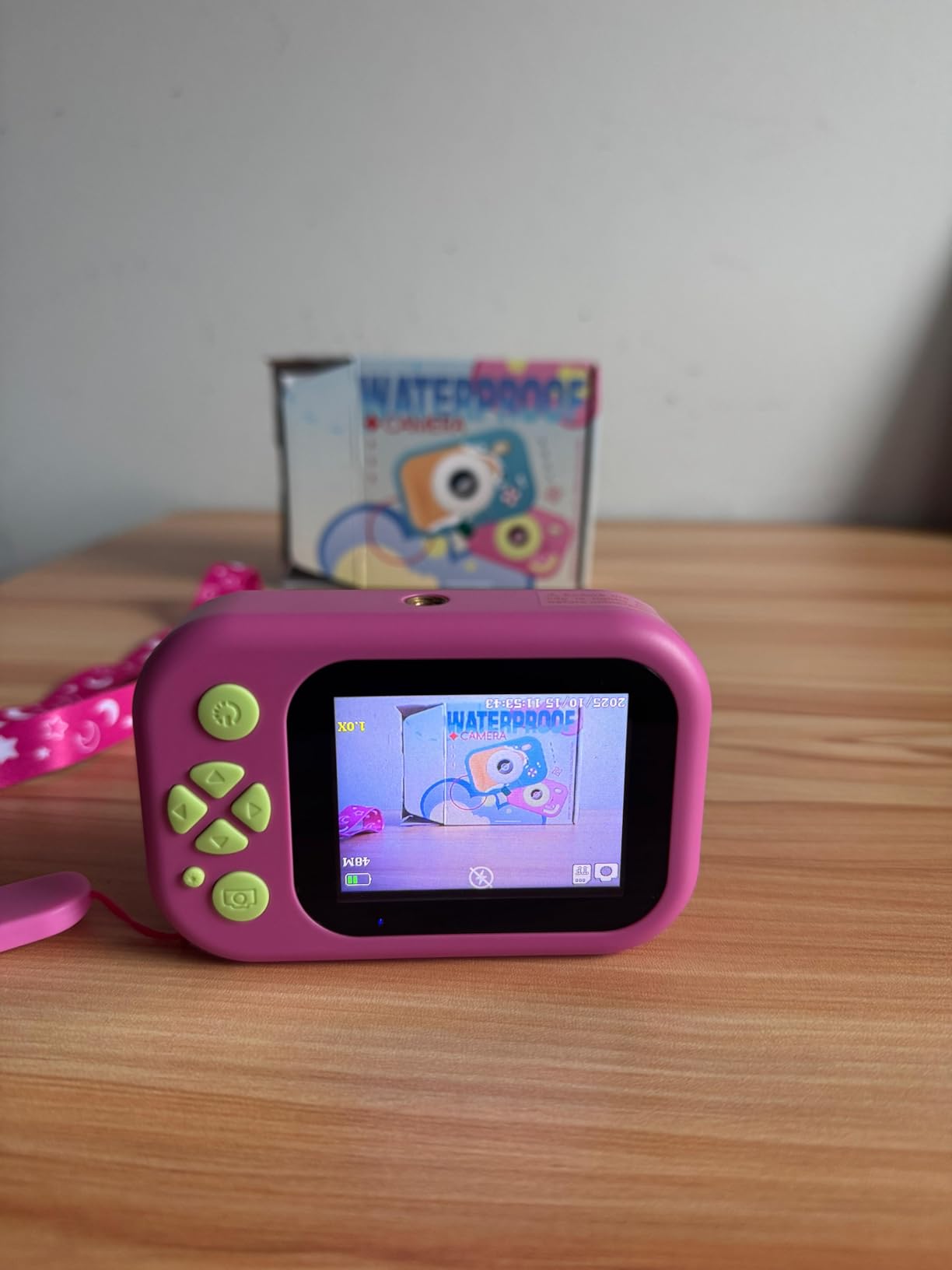 Kids Waterproof Camera, 1080P HD Underwater Digital Camera for Kids Aged 3-12, IP68 Swimming & Snorkeling Toy, ABS Plastic, 32GB Card, Birthday Gift for Children Boys Girls, Pink customer photo 2