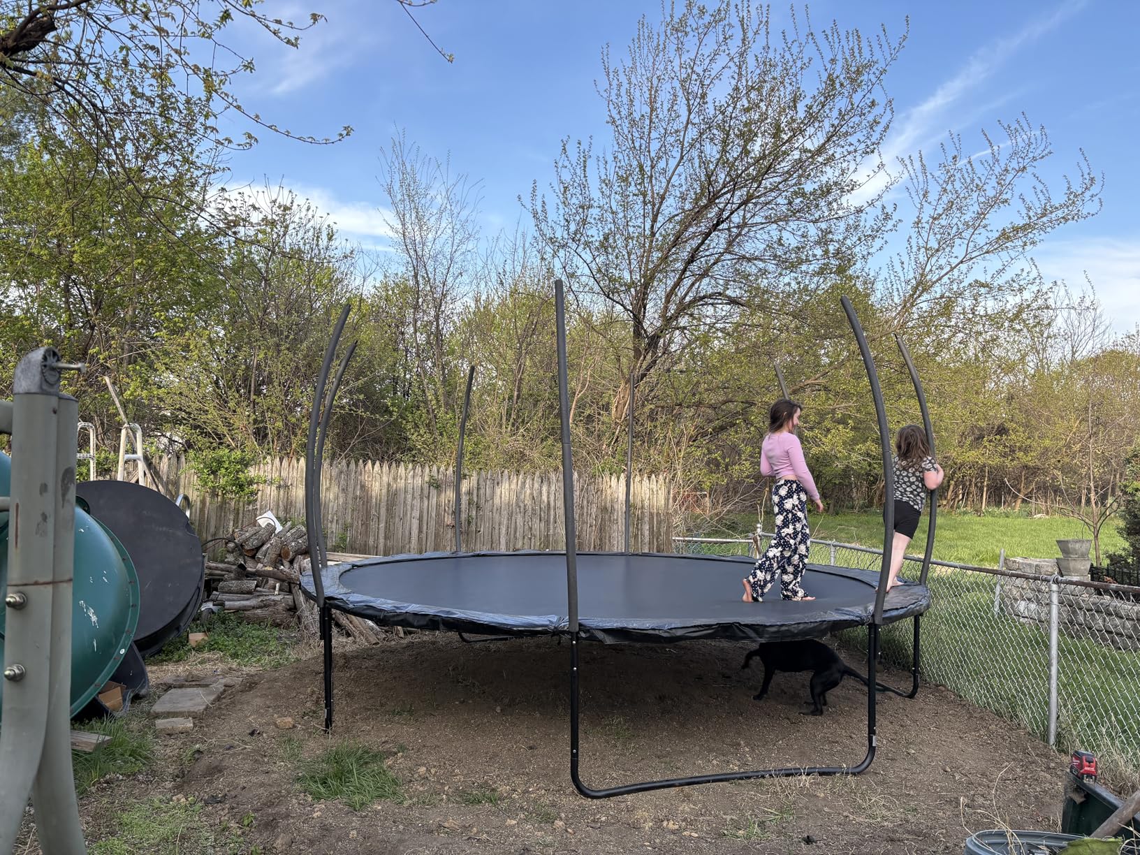 ALTLER 14FT Trampoline with Enclosure Net Outdoor Jump for Kids and Adults, Round ASTM Approved Heavy-Duty Bounce Mat with Enhanced Weight Capacity customer photo 2