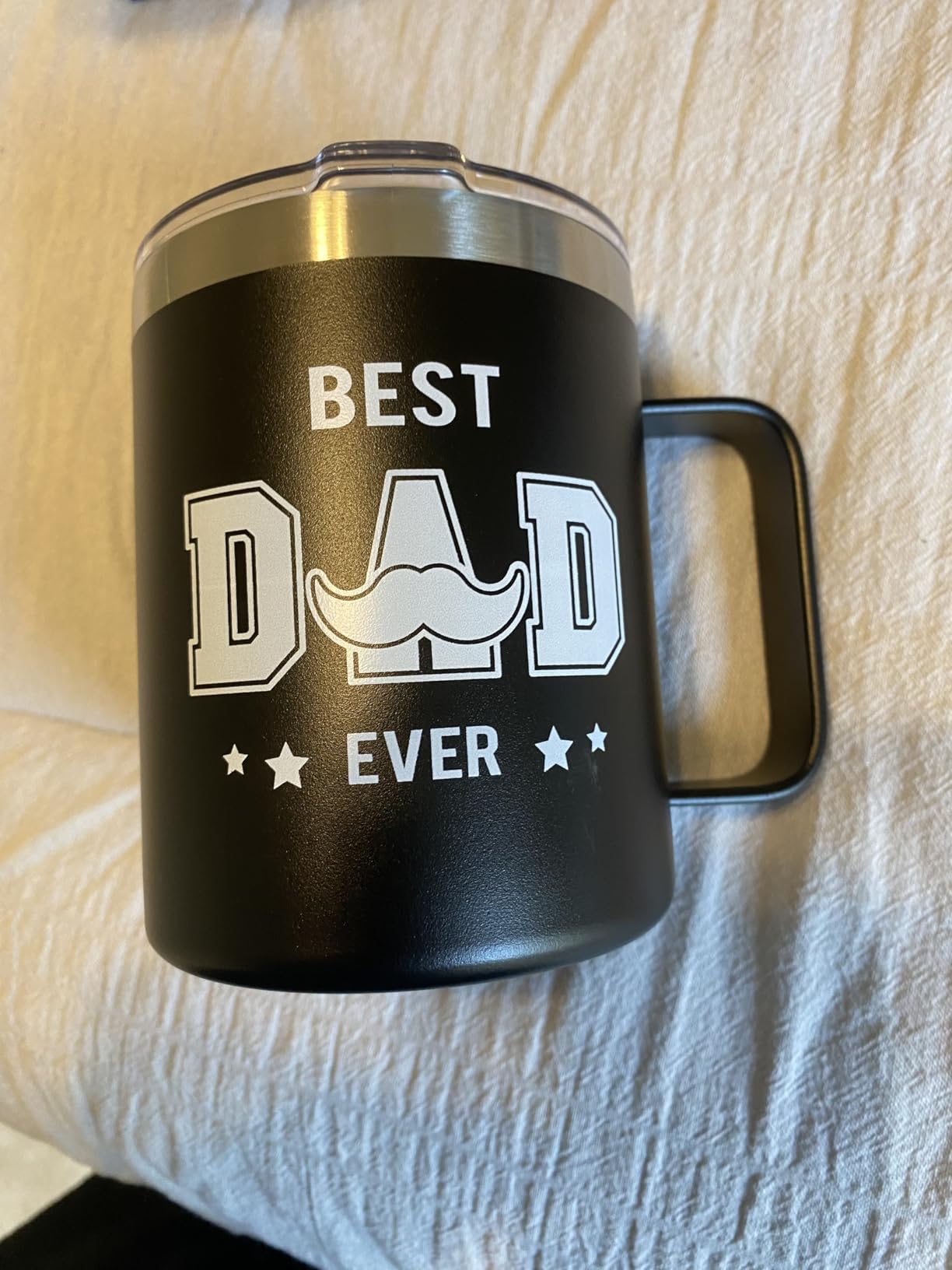 2026 New Dad Gifts Box, 9 Pcs First Time Dad Gifts, Dad to Be Gifts for 1st Time with Tumbler Hat Onesie Socks Keychain for Baby Shower, Unique Kit for Soon to Be or Expecting Father customer photo 1