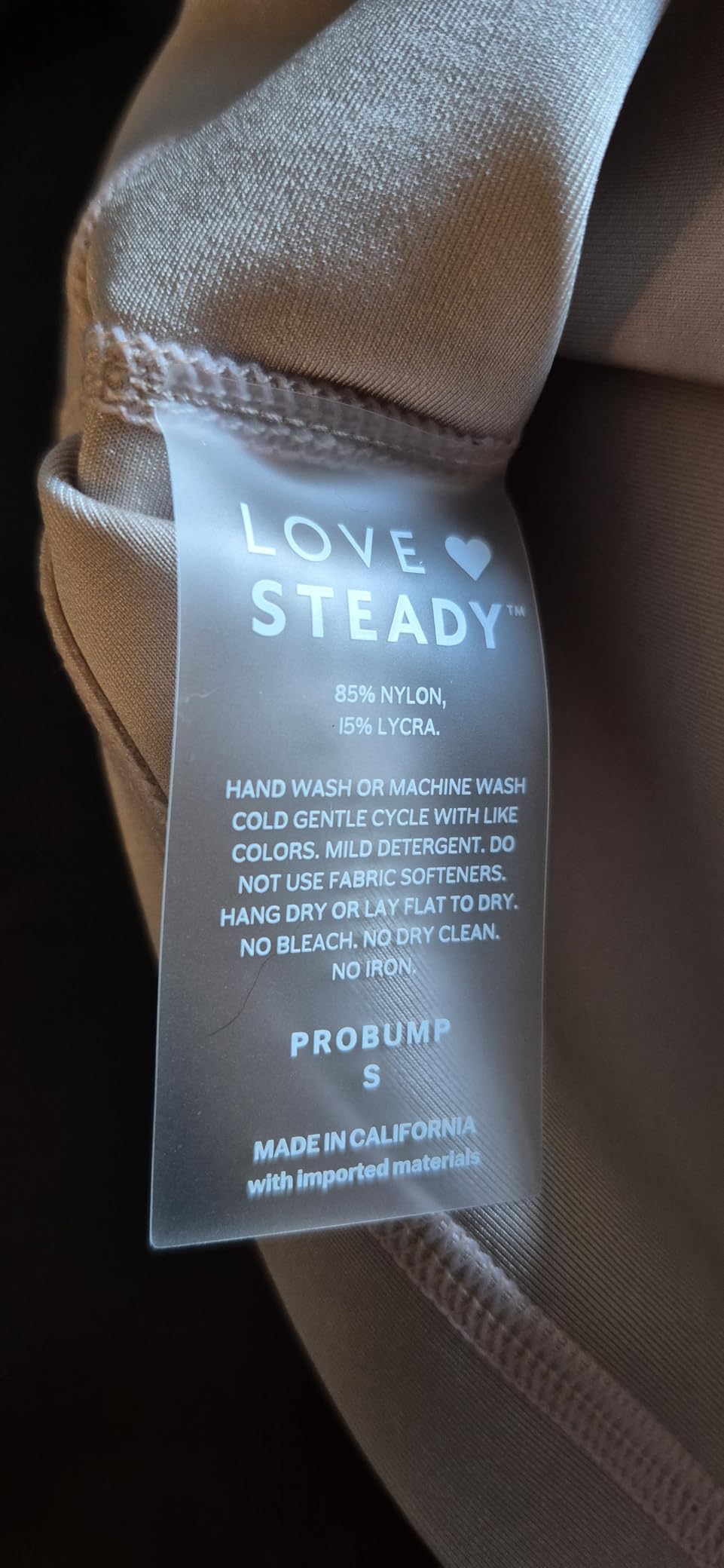 LoveSteady ProBump Maternity Support Belly Band - Breathable, Pregnancy Belly Band for Back, Hip & Pelvic Pain - Postpartum Belly Wrap for C-Section & Natural Birth Recovery - Stay Active & Comfortable, Beige - Extra Large customer photo 2