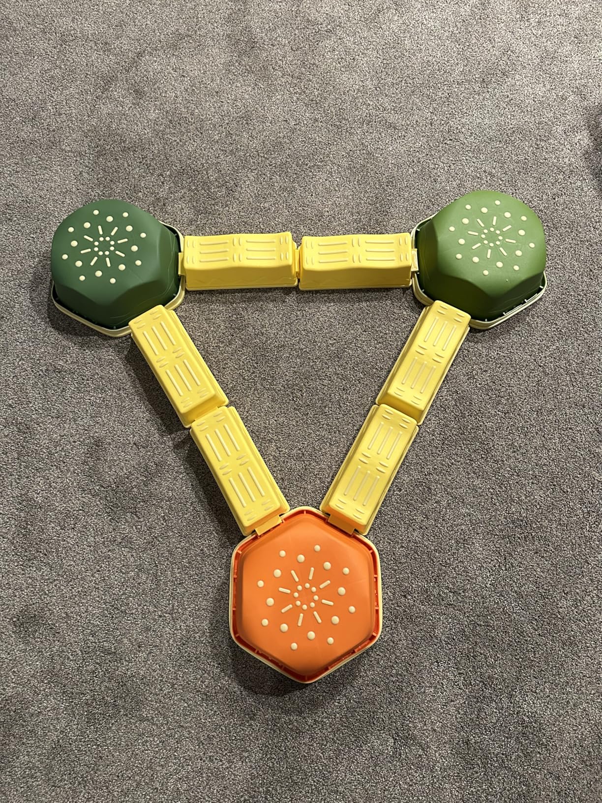 18 Pieces Non-Slip Balance Beam Stepping Stones for Kids 3 Years + Stackable Obstacle Course Balance Board for Toddlers Thicken Plastic Hold up 220LBS Indoor Outdoor Sensory Toy customer photo 1