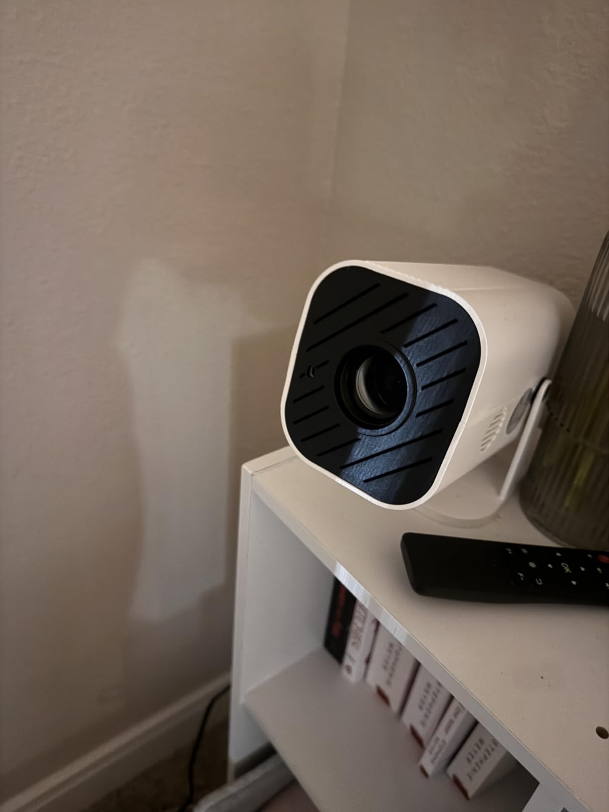 【Built-in APPS & Electric Focusing & 210° Rotation】Mini Projector With Wifi And Bluetooth, 1080P Portable Projector, Movie Projector for Bedroom, Supports Smartphones/TV Stick/iPad/PS5/Laptop/HDMI/USB customer photo 2