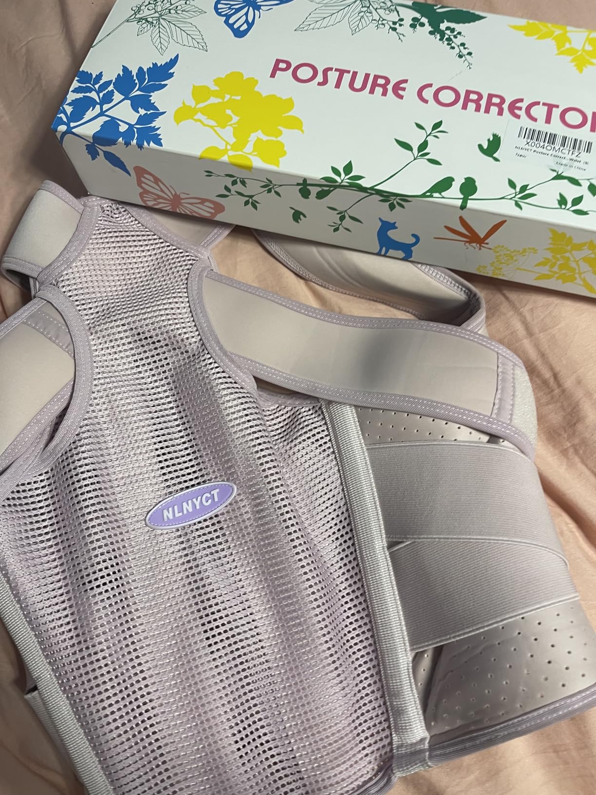 NLNYCT Posture Corrector for Women - 2-in-1 Back Brace with Shoulder Support, Adjustable Full Back Straightener for Upper & Lower Back Pain Relief, Hunchback, Scoliosis & Spine Alignment (M/L) customer photo 2