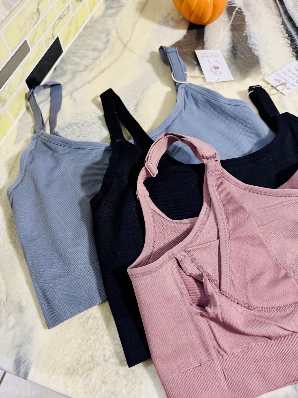 Angelhood Non-Padded Minimizer Nursing Bras for Breastfeeding Support Maternity Sports T-Shirt Bras Wireless Sleep Bralettes customer photo 1
