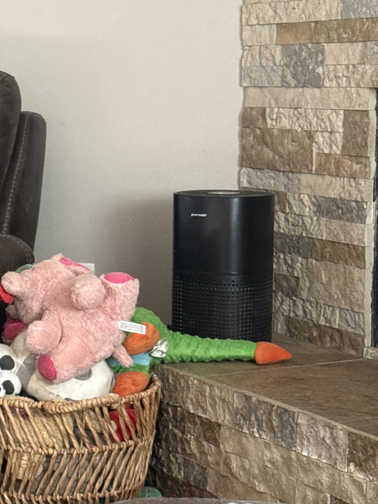 PuroAir 130i Smart Air Purifiers for Home Pets Allergies - HEPA + CarbonTech Filter up to 500X Stronger - Cleans Air Fast - Quiet Sleep Mode, Small Room Air Purifiers for Bedroom, Baby, Office, Dorm customer photo 1