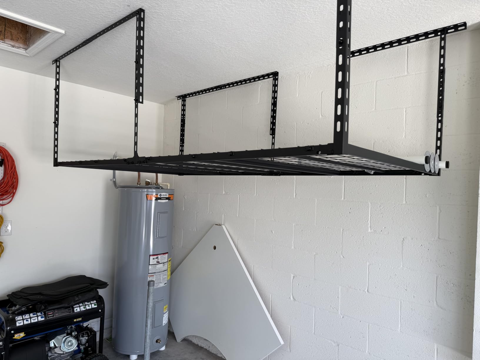 Jusgym 4X8FT Overhead Garage Storage Rack, 26