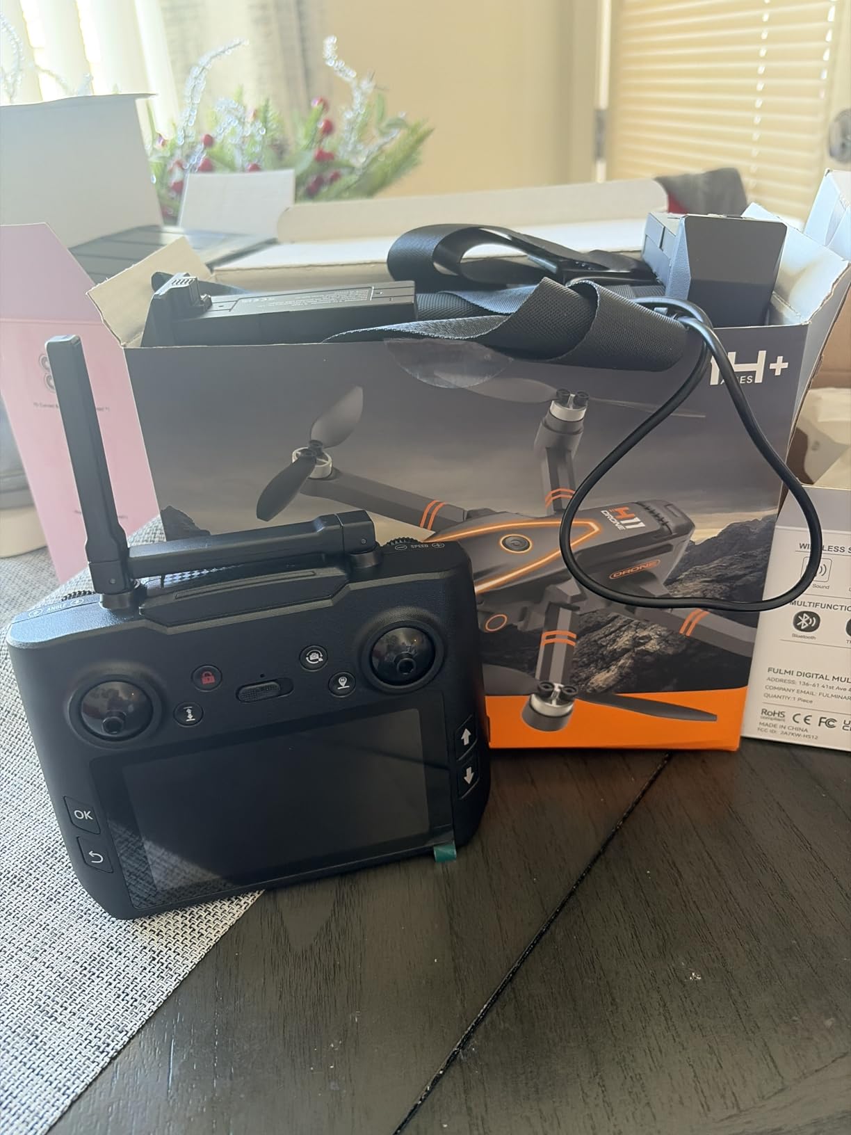 GPS Drone with EIS 4K Camera for Adults Kids, RC Drones with 4.5 inch HD Screen on Controller, Auto Return, 2 Batteries for 45 min Flight Time, Long Range Transmission, Circle Fly and Follow Me Mode, Foldable Quadcopter for Beginner Kids Gifts Toy, Under 249g customer photo 2