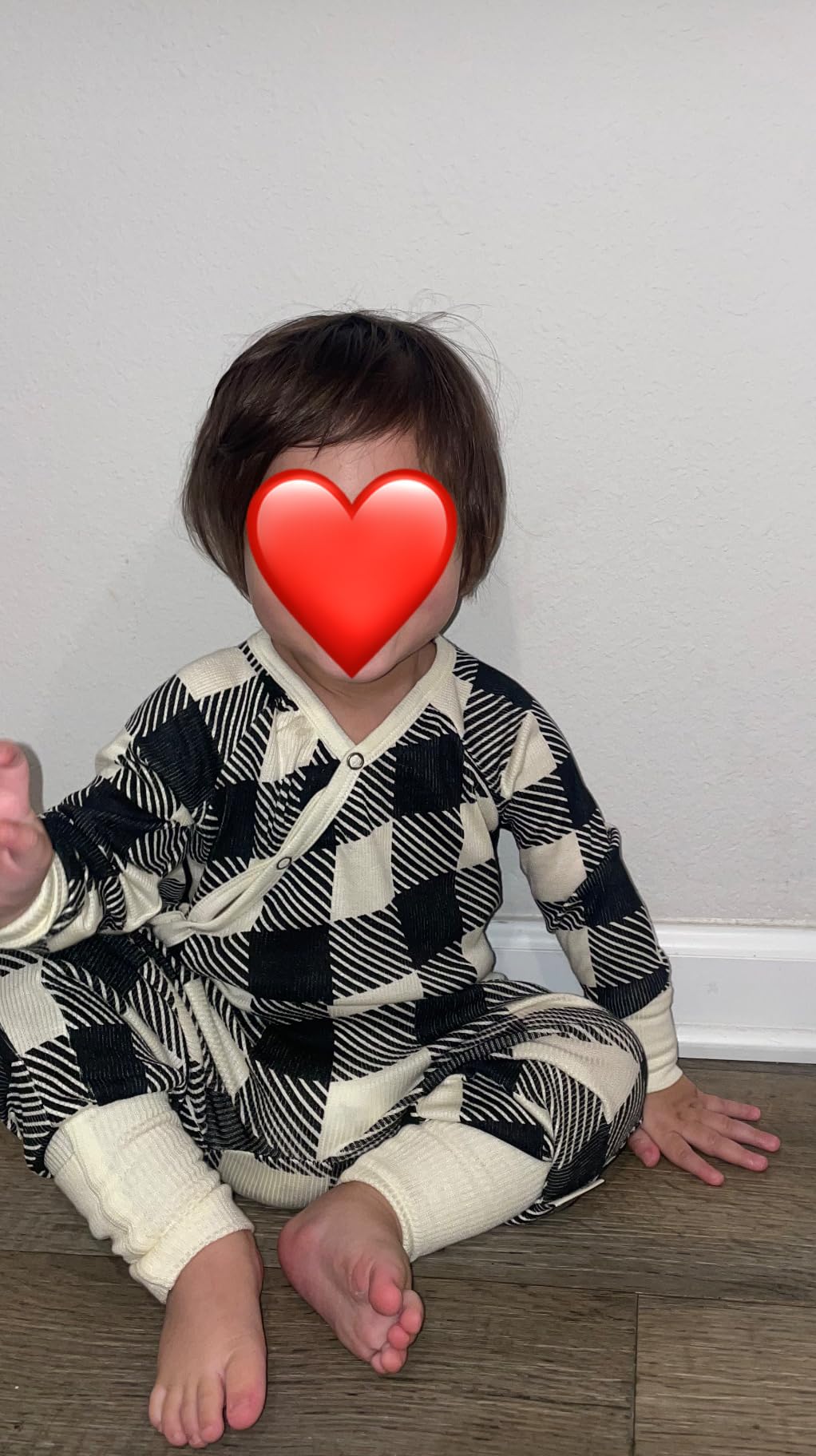 Baby Pajamas for Sensitive Skin & Eczema, 100% Bamboo Lyocell, Ribbed Ultra Breathable Convertible Footie Romper customer photo 1