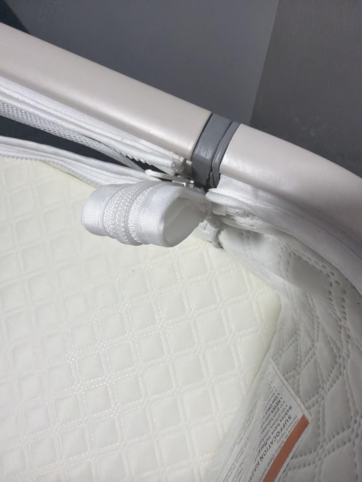 Rocking Bassinet for Baby, Electric Bassinet Automatic 5 Rocking Motion Bassinet Bedside Sleeper for Newborn, Auto Rolling Baby Cradle 6 Height Adjustable with 4 Lullabies, Wheels, Storage customer photo 2