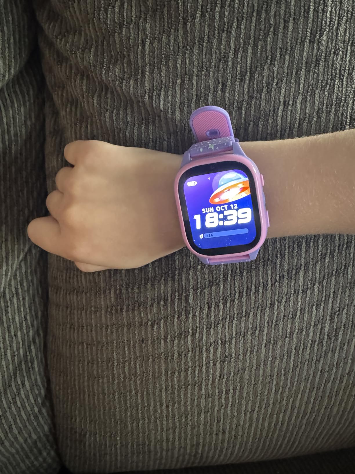 PlayZoom 4 Kids Smartwatch, Educational Tech Toy with 25+ Games, Selfie Camera, Audiobooks, Step Tracker, Water-Resistant, Parental Controls, Long Battery, Ages 4-12 (Black Space) customer photo 2