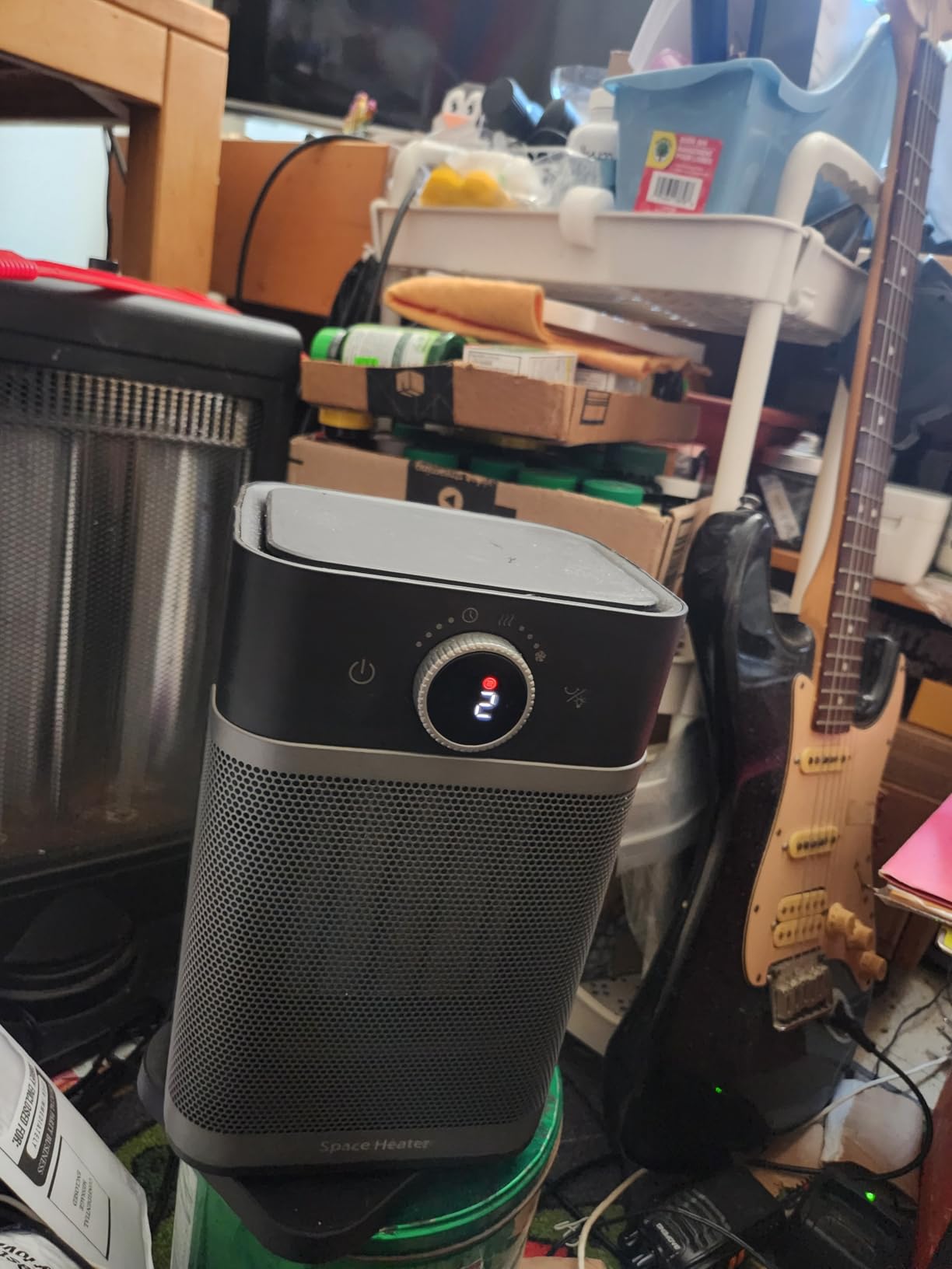 Space Heater for Indoor Use - 1500W Fast Heating Electric Ceramic Heater with Remote, 70° Oscillation, 12H Timer, ECO Thermostat - Quiet Portable Heater for Bedroom, Safe for Kids & Pets (ETL Listed) customer photo 1