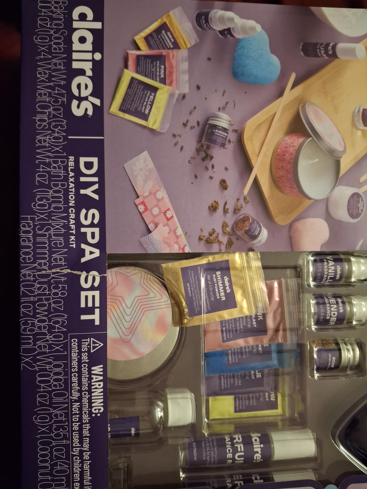 Claire's DIY Bath Bomb & Scented Candle Making Set, 32-Piece Spa Craft Kit, Make Your Own Soothing Oils & Perfume Fragrance, Kids Toys, Science Beauty Project Activity, Arts & Crafts Gift for Ages 6+ customer photo 1