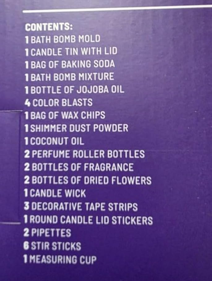 Claire's DIY Bath Bomb & Scented Candle Making Set, 32-Piece Spa Craft Kit, Make Your Own Soothing Oils & Perfume Fragrance, Kids Toys, Science Beauty Project Activity, Arts & Crafts Gift for Ages 6+ customer photo 2