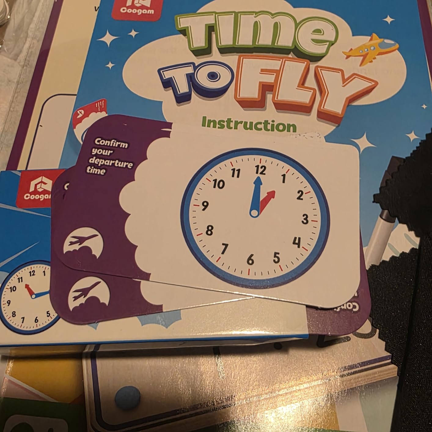 Coogam Wooden Clock Teaching Time Toy, Analog Digital Clock with Fly-Telling Time Board Game, Montessori Time Learning Educational Toy for 3 4 5 Year Old Homeschool Classroom Kids customer photo 1