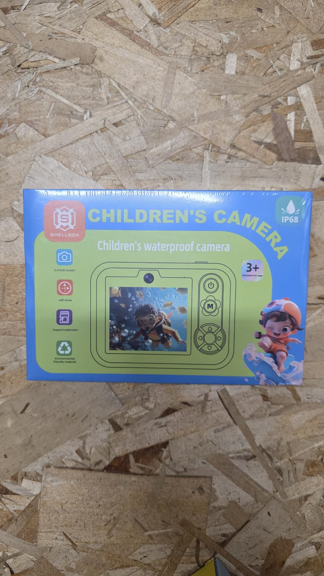 Waterproof Kids Toy Camera with 32GB Card, 48MP 1080P HD Underwater Digital Camera - IP68 Shockproof Gift for Boys & Girls 3-12 Years, Ideal Christmas & Birthday Present - Blue customer photo 2