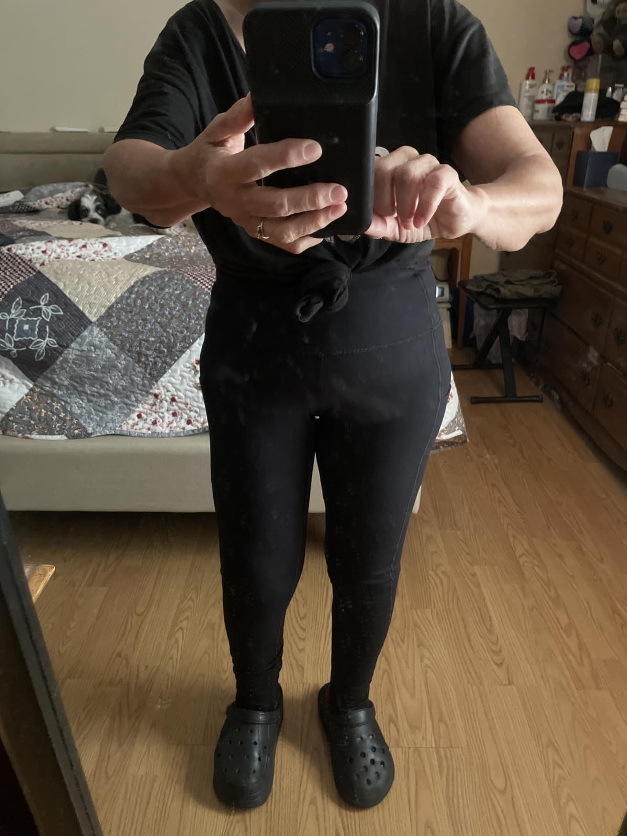 Women's Yoga Pants with Pockets Leggings for Women Tummy Control Workout Leggings for Women Compression Leggings customer photo 2