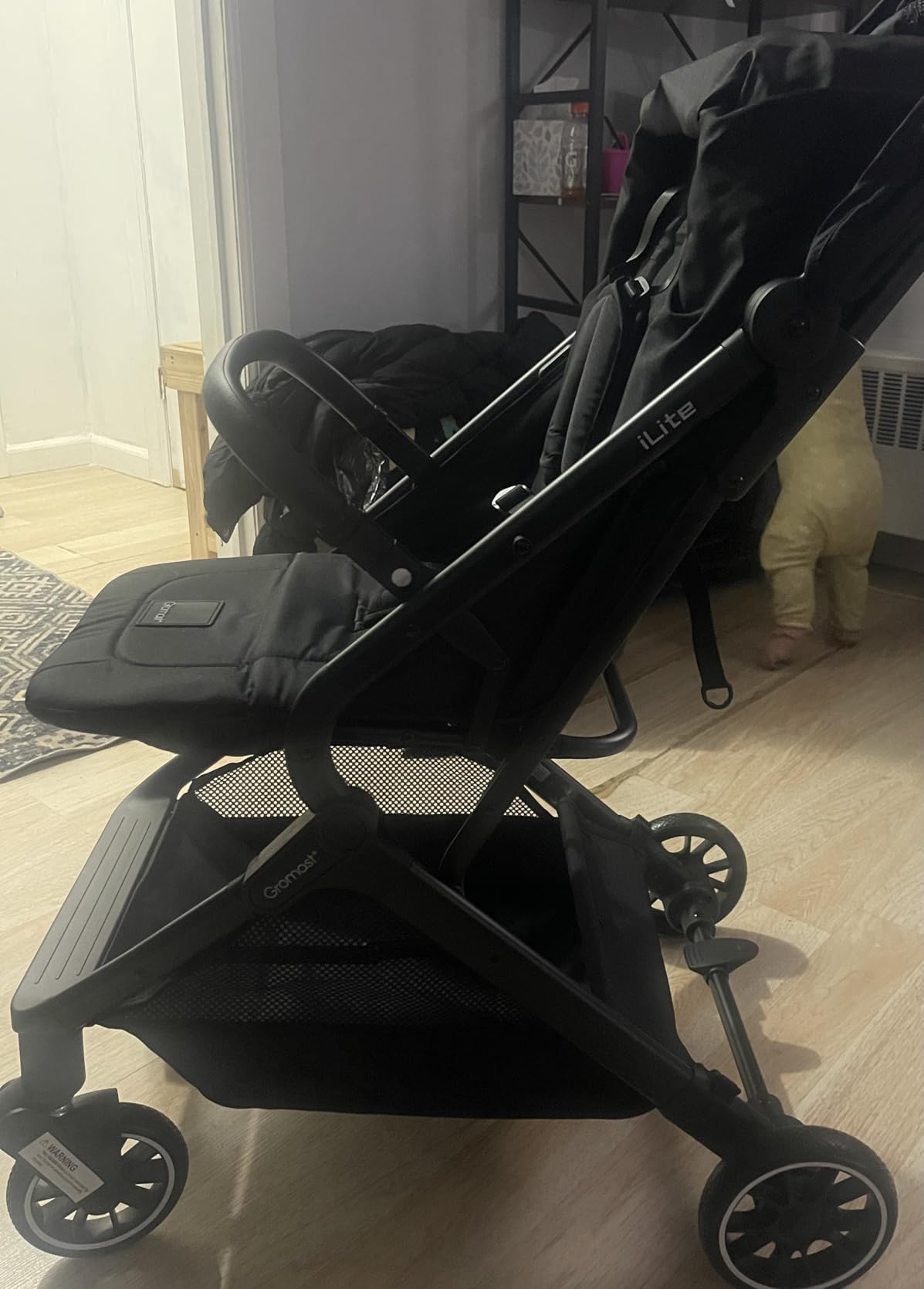 Gromast Compact Fold Baby Stroller, Lightweight Travel Toddler Stroller with One-Click Fold, Extendable UPF50+ Canopy, Cup Holder, UV Protected and Waterproof, One-Hand Folding customer photo 1