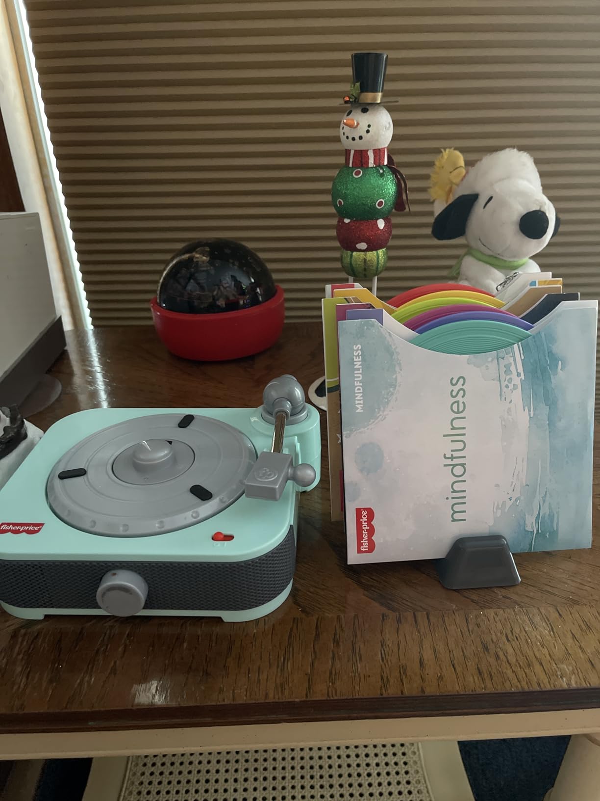 Fisher-Price Musical Toy Barbie Record Player with 5 Records & Display Rack for Preschool Pretend Play Kids Ages 3+ Years customer photo 2