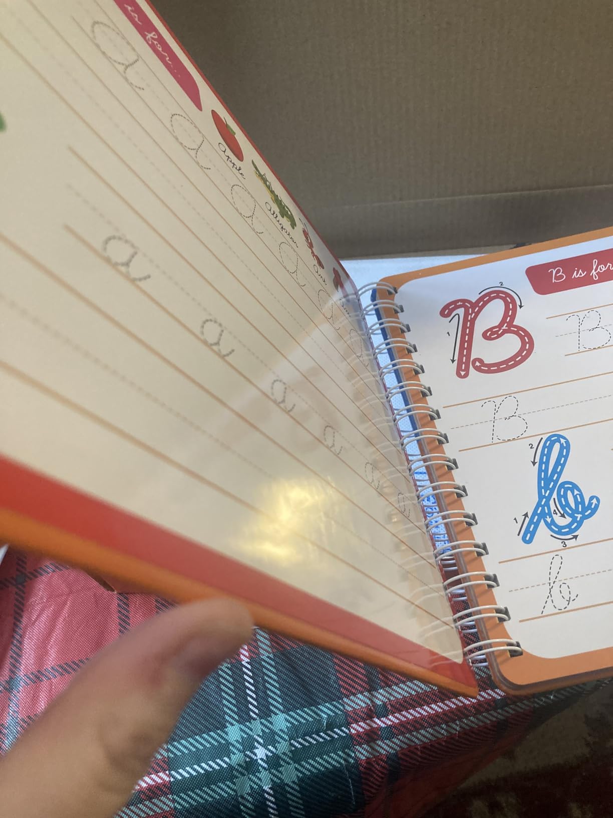 Coogam Magic Practice Copybook for Kids Age 3-12, Dry-Erase Writing Practice Book - Cursive Handwriting Aid With Alphabet Nmubers Words Sentences for Children and Beginners customer photo 2