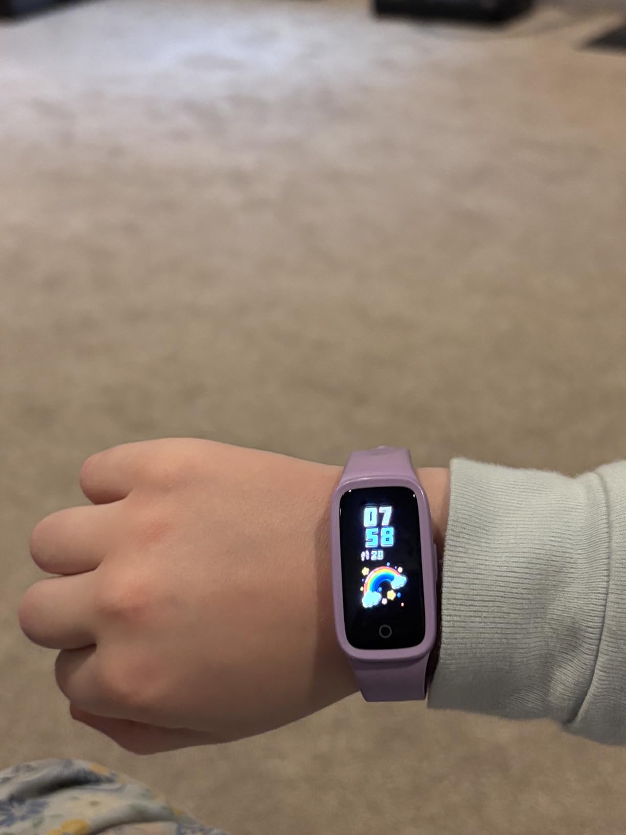 BIGGERFIVE Vigor 3 Kids Fitness Tracker Watch, AMOLED Screen, No App No Phone Needed, 3ATM Waterproof, Heart Rate and Sleep Monitor, Pedometer Watch, Sports Step Counter for Boys Girls Ages 5-15,Black customer photo 2