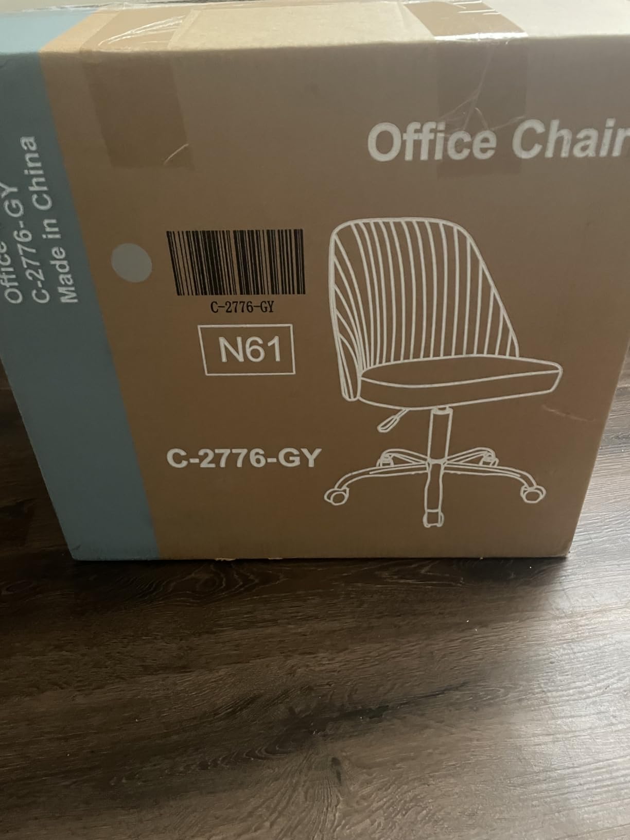DUMOS Office Chair Comfy Desk Chair Rolling Vanity Swivel Task Chairs with Wheels Wide Seating Armless Height Adjustable Computer Chairs for Home Bedroom Student Adults Blush customer photo 2