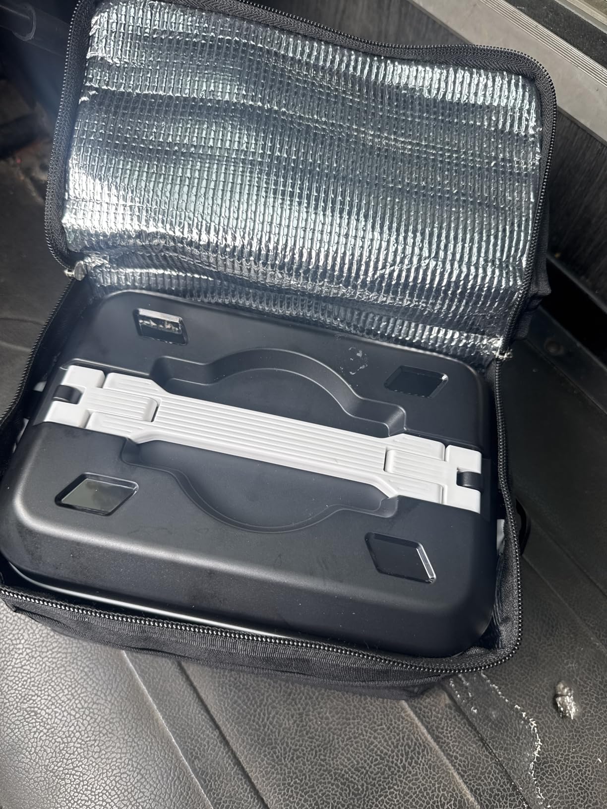 Heated Lunch Box, Electric Lunch Box Battery Powered, Pro 24000mAh, 5.5 Cups Portable Food Heater - 3D-5 Side Heating, Intelligent Temperature Control, Suitable For Trucks, Offices customer photo 2